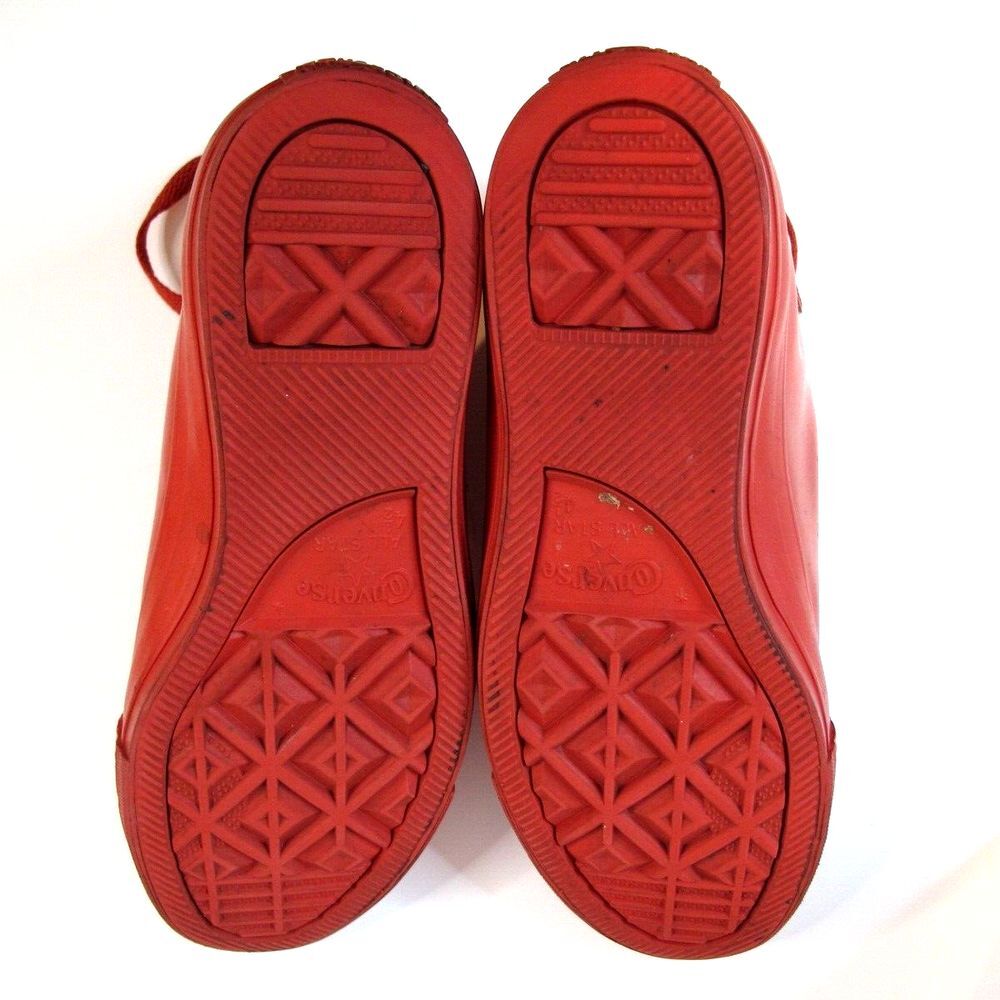 Converse Rubber Chuck Taylor Hi Top Rain Boots Lace Up Women's 6.5 Men 4.5 - Picture 8 of 9